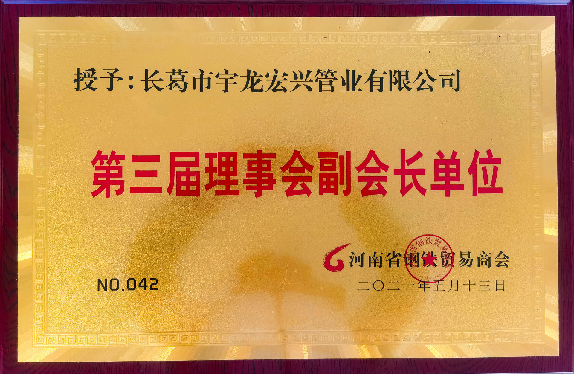 獲河南省鋼鐵商貿(mào)副會(huì)長-(1).jpg